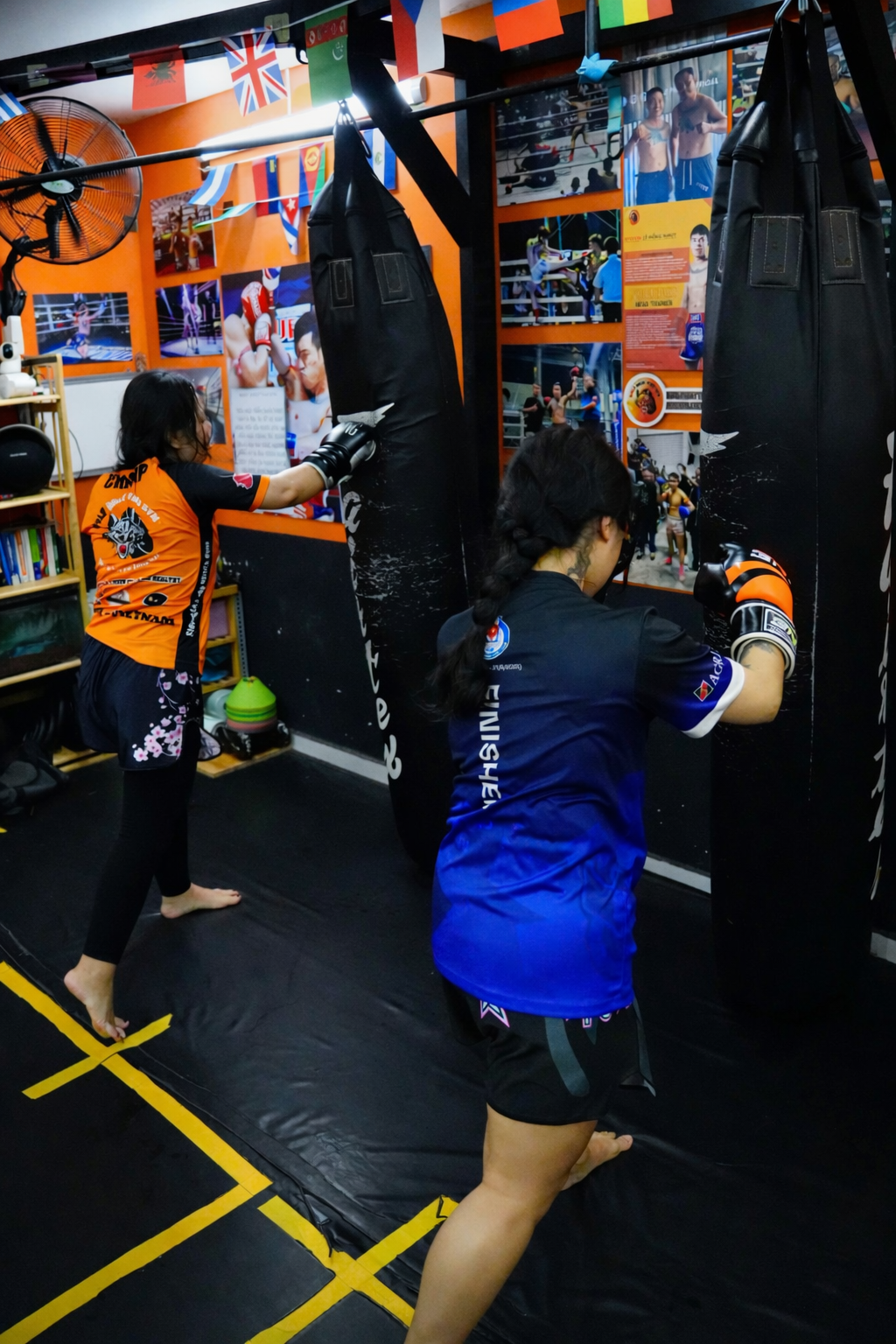 Không gian phòng tập Muay Thai uy tín Quận 5 sạch sẽ - Reputable Muay Thai gym District 5