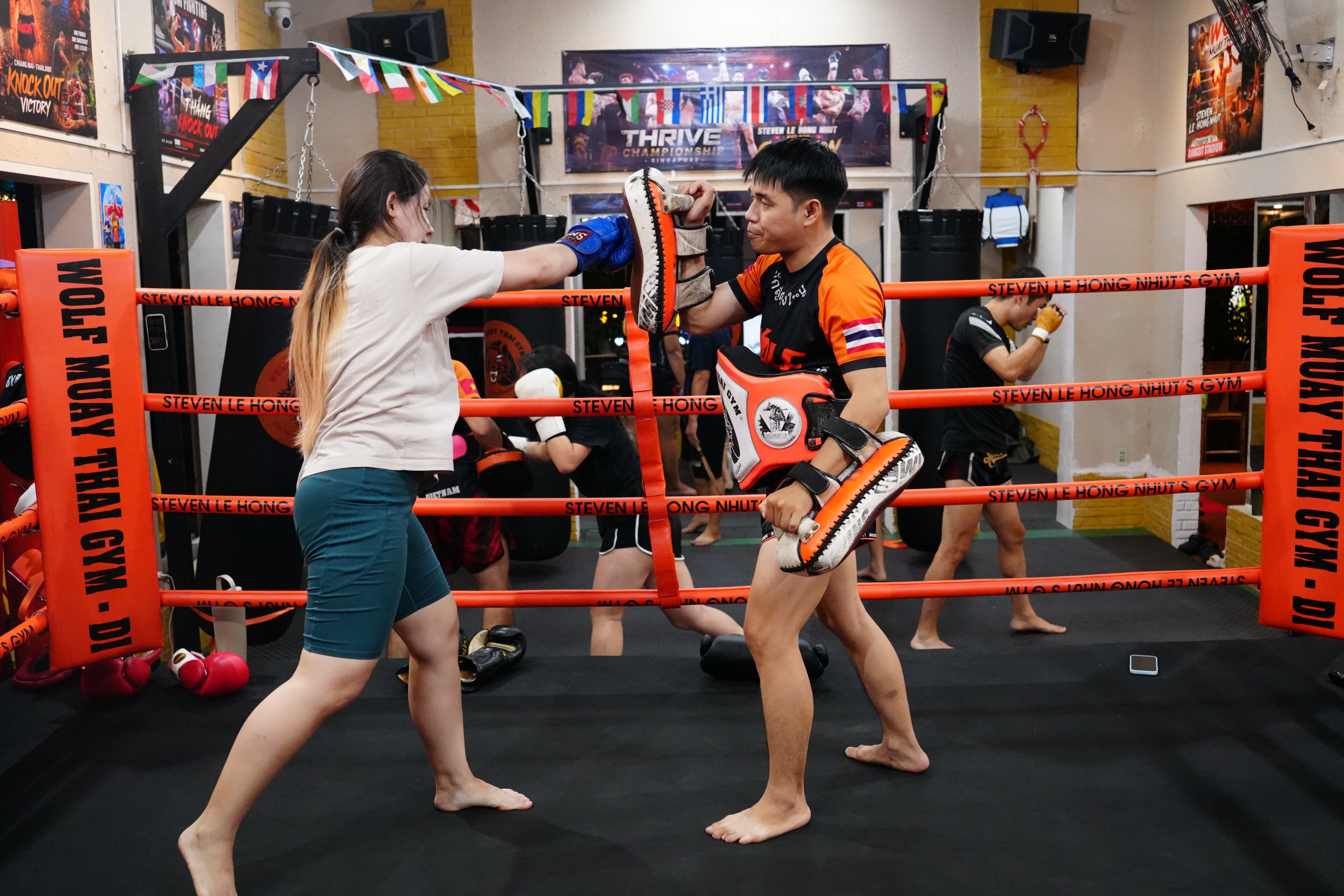 Muay Thai giúp đốt cháy calo và cải thiện vóc dáng nhanh chóng
