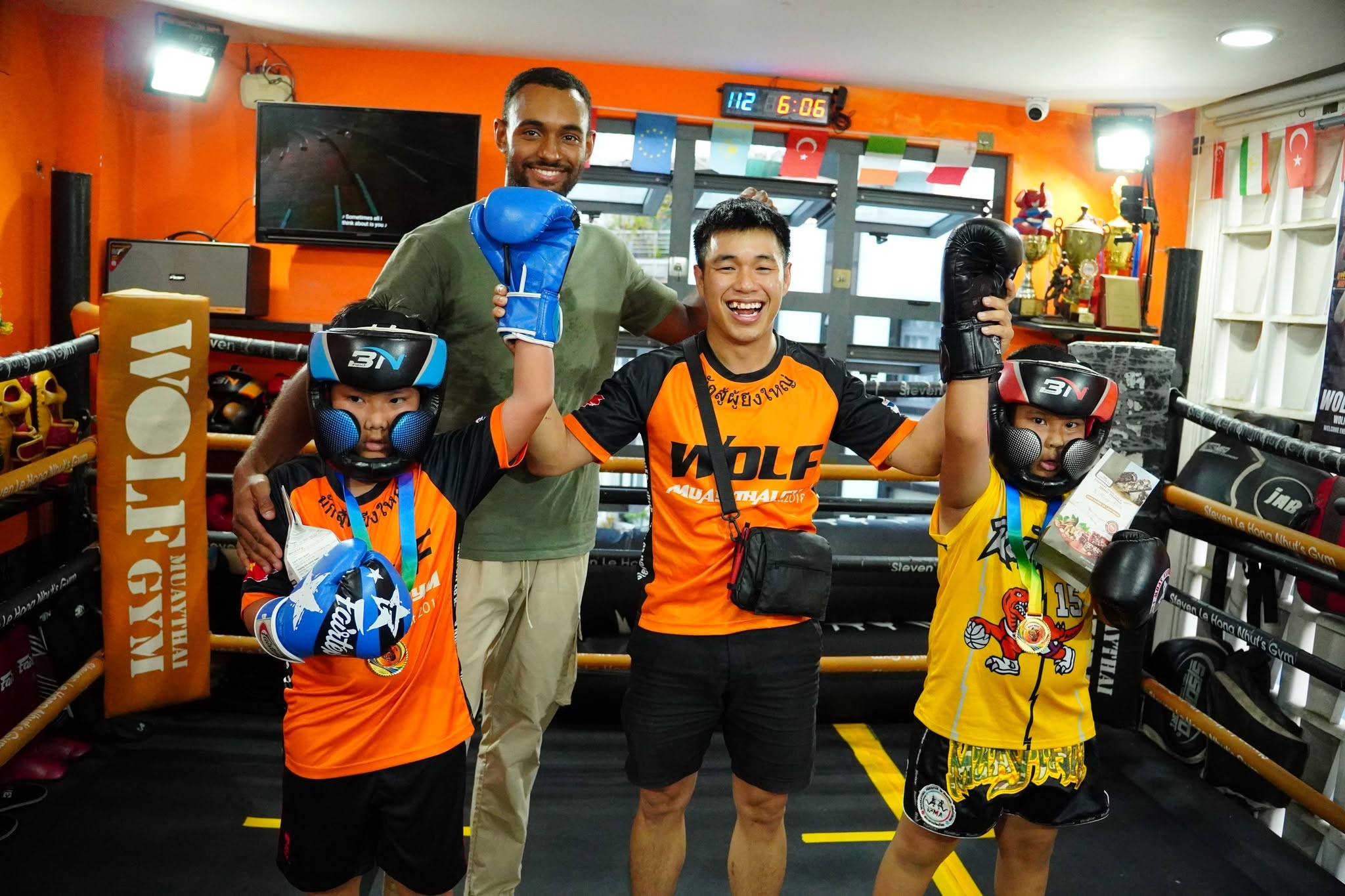 Lop Muay Thai Kids Ho Chi Minh chat luong cho be